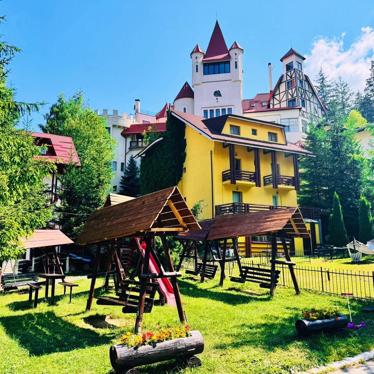Hotel Sunray-Vilagalbena Poiana Brasov Esterno foto